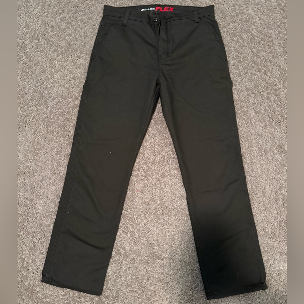 Dickies Green Chinos Straight-Leg Pants